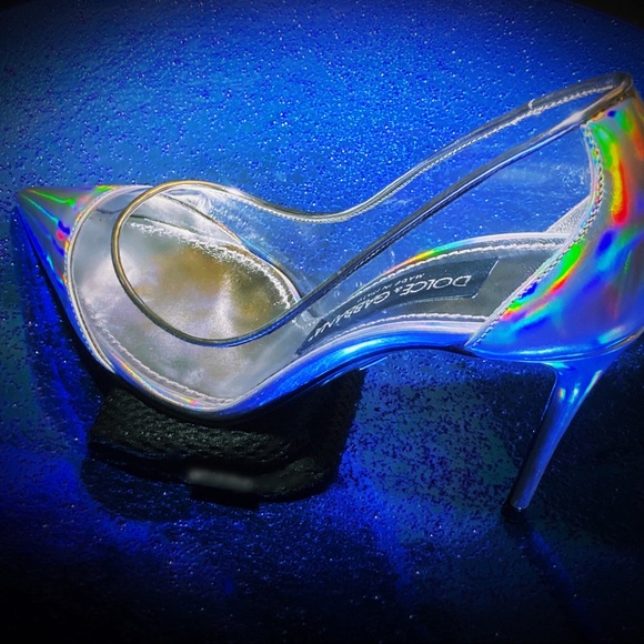 Dolce & Gabbana Cardinale Iridescente pointed-toe Pumps (Actual size 4 !!!!) - Picture 7 of 16